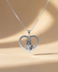 Halo Heart Necklace