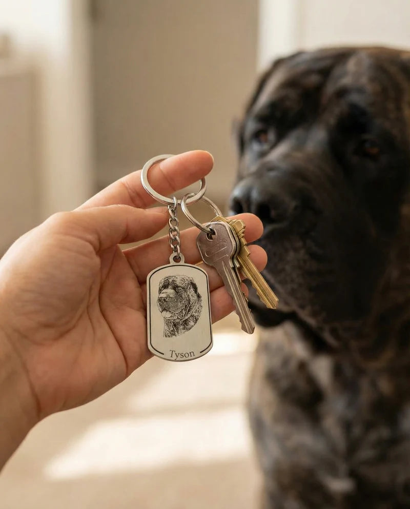 Dogtag Keychain