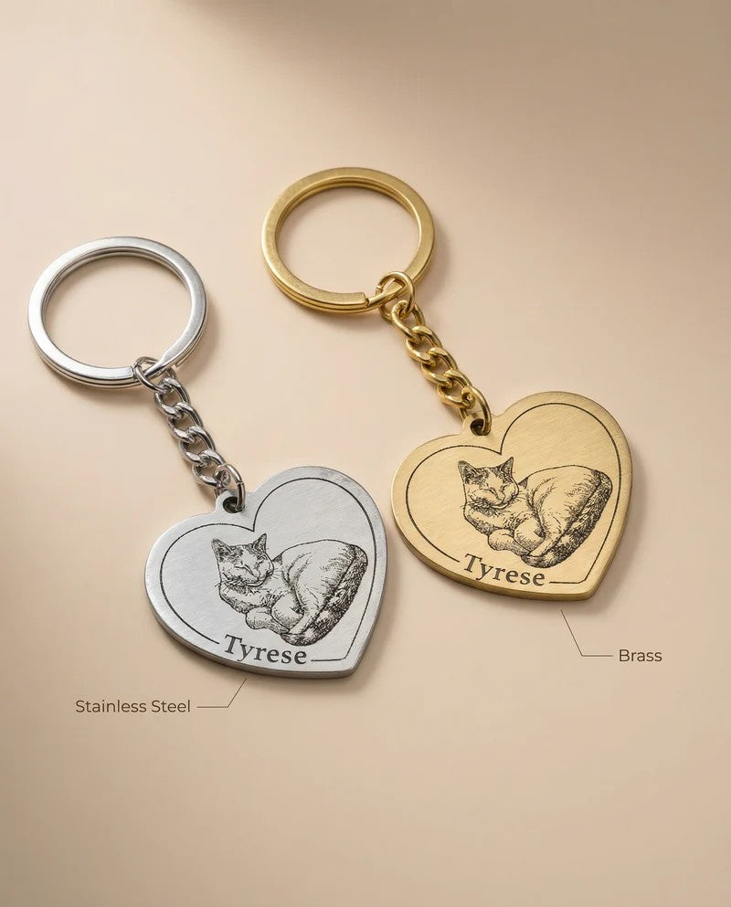 Heart Keychain