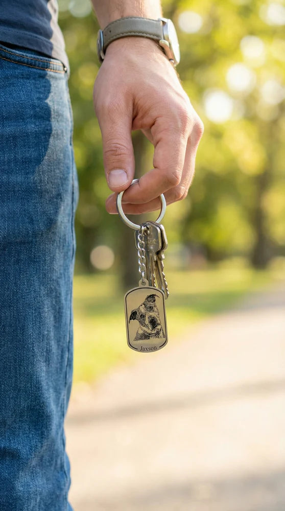 Dogtag Keychain