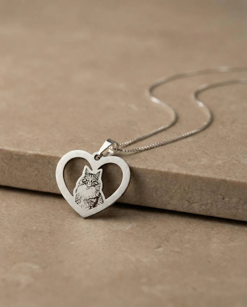 Halo Heart Necklace