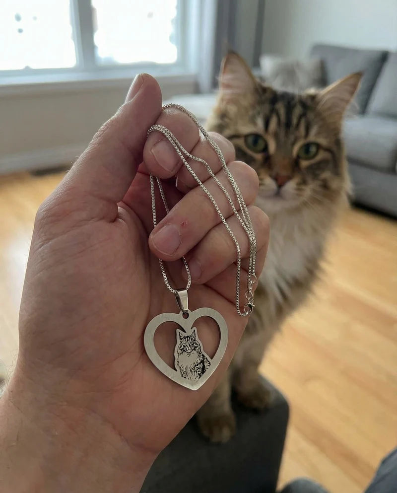 Halo Heart Necklace
